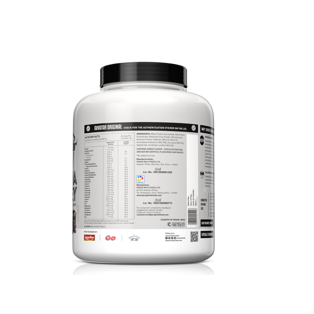 White supplement container with black lid on a white background