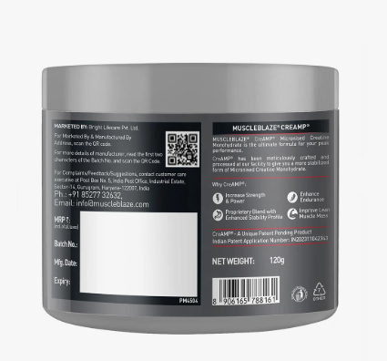 MuscleBlaze_Creatine_Monohydrate_CreAMP_100_g_Unflavoured_Pure_Sure_Supps