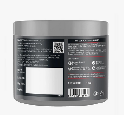 MuscleBlaze_Creatine_Monohydrate_CreAMP_100_g_Unflavoured_Pure_Sure_Supps