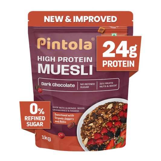 Pintola High Protein Dark Chocolate & Cranberry Muesli
