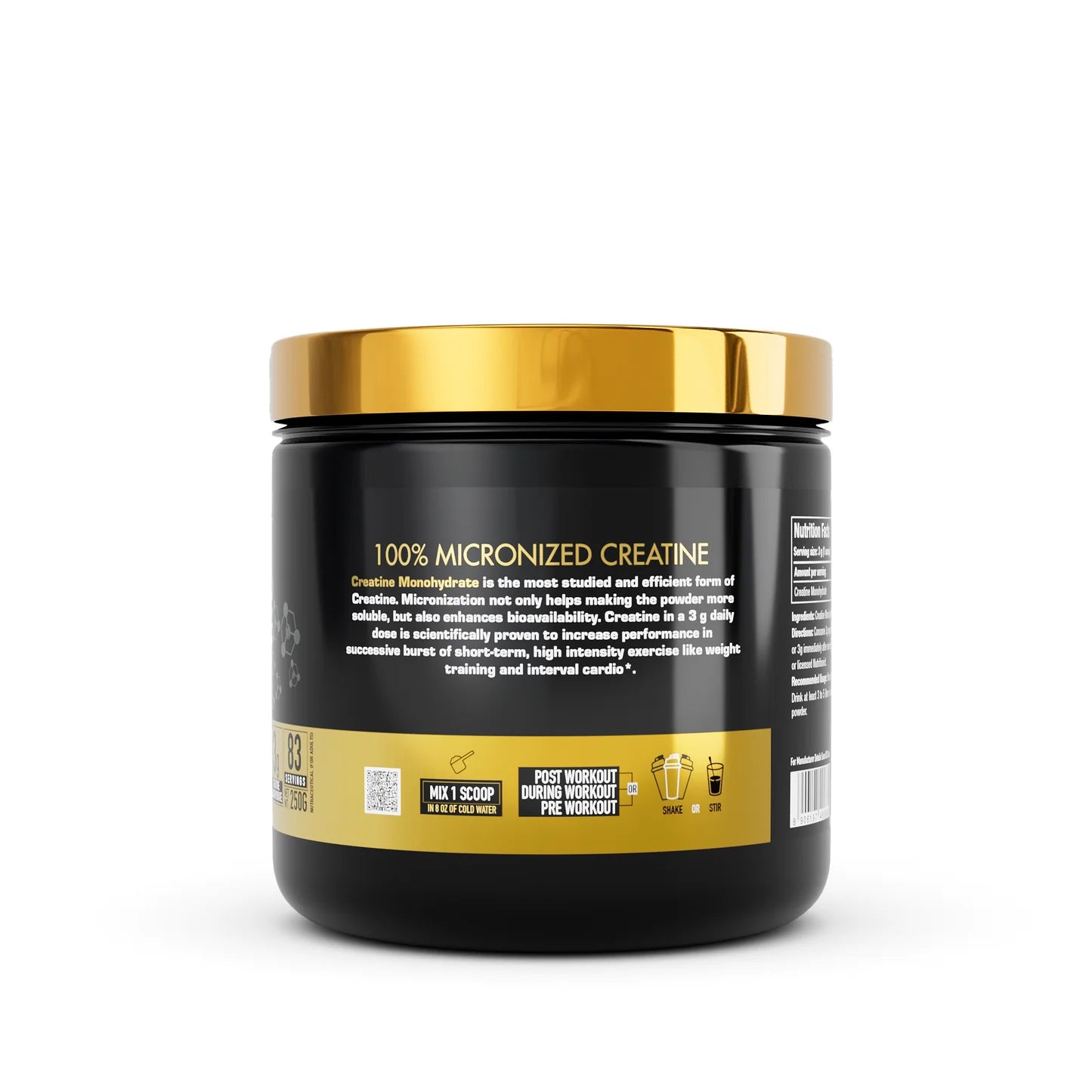 ONE SCIENCE 100% MICRONIZED CREATINE 250 G