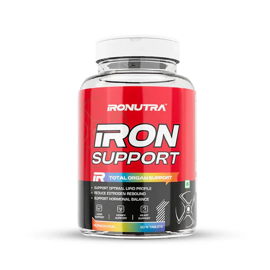 Ironutra Iron Support supplement bottle on a white background
