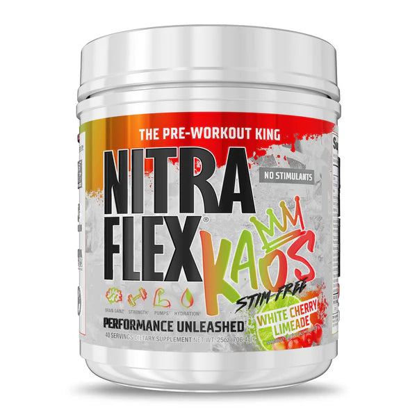 GAT SPORT Pre-Workout Nitraflex Kaos Stim Free