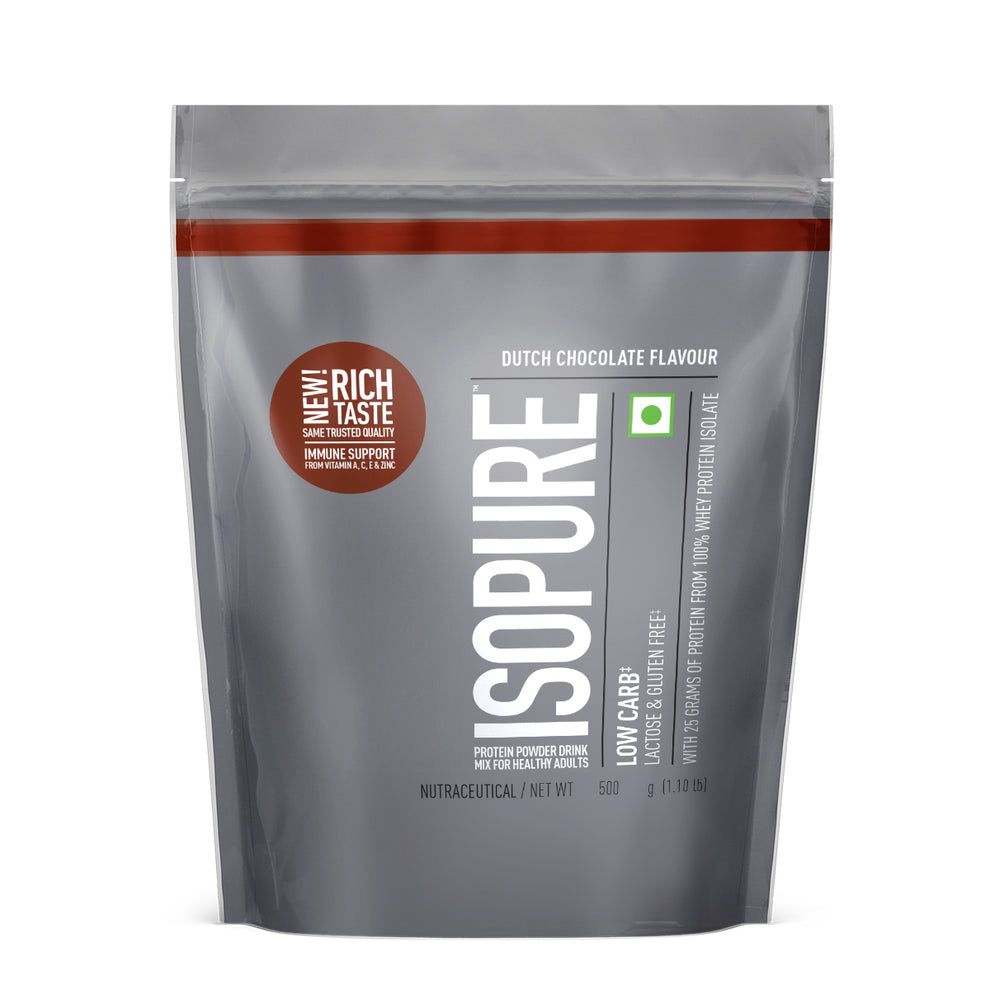 ISOPURE Low Carb Protein – Low Carb, Lactose-Free, Zero Added Sugar | 500g | Cookies & Cream | Pure Sure Supps