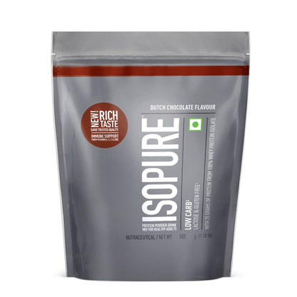 ISOPURE Low Carb Protein – Low Carb, Lactose-Free, Zero Added Sugar | 500g | Cookies & Cream | Pure Sure Supps