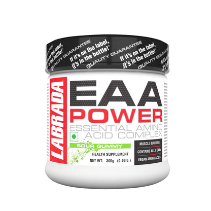 EAA Power Essential Amino Acid Complex (Nitry Workout) | 30 serving  (6.56g EAAs, Muscle Building, Vegan)