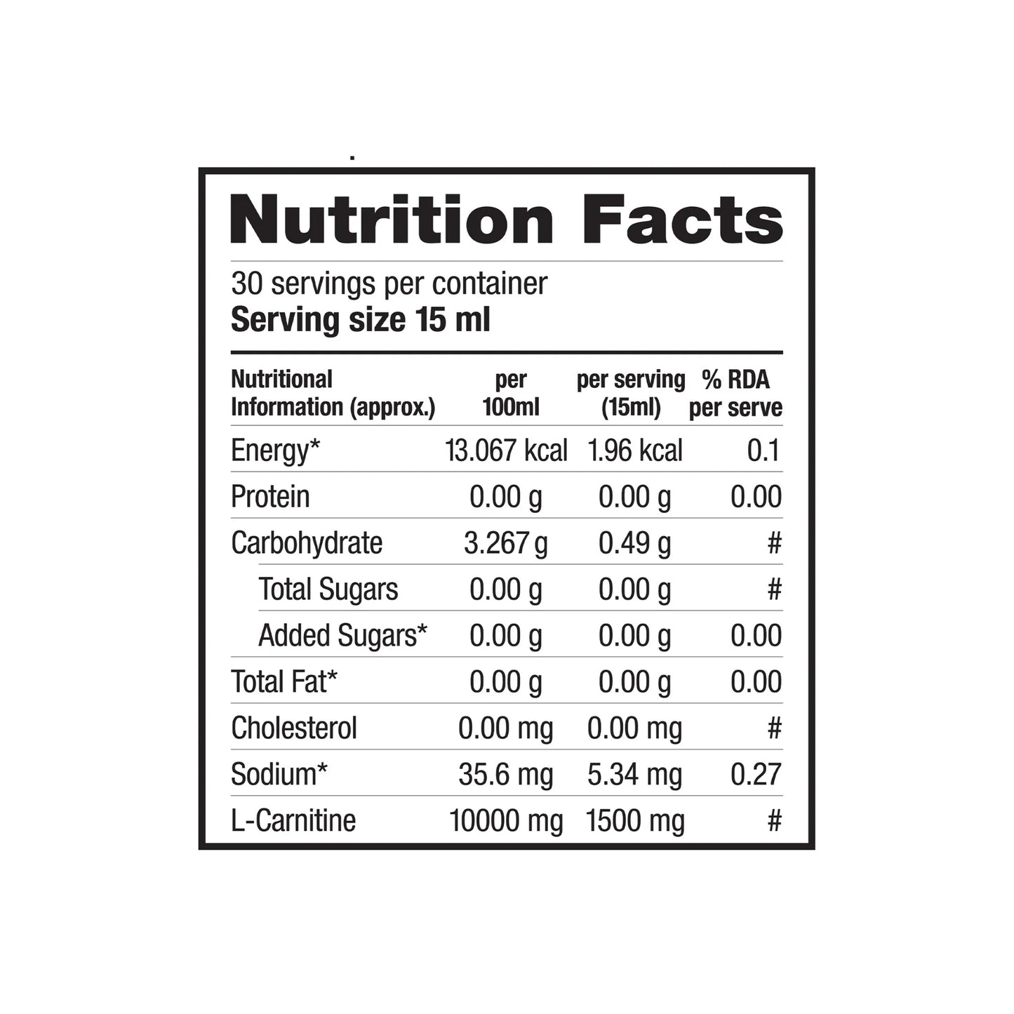 Labrada L-Carnitine Liquid