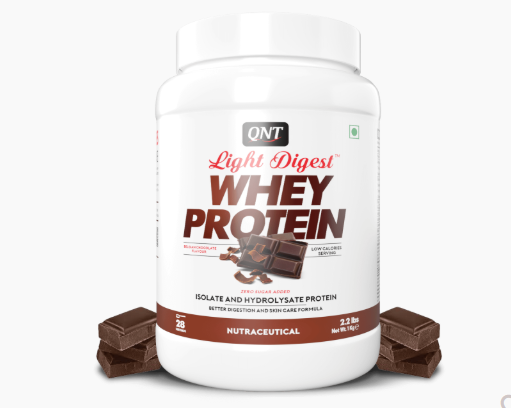 QNT Light Digest Whey Protein With Skincare