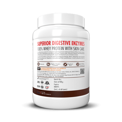 QNT Light Digest Whey Protein With Skincare