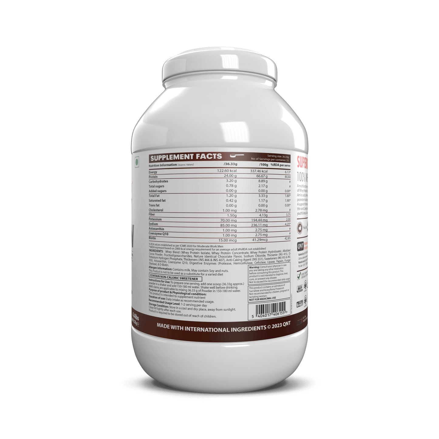 QNT Light Digest Whey Protein With Skincare