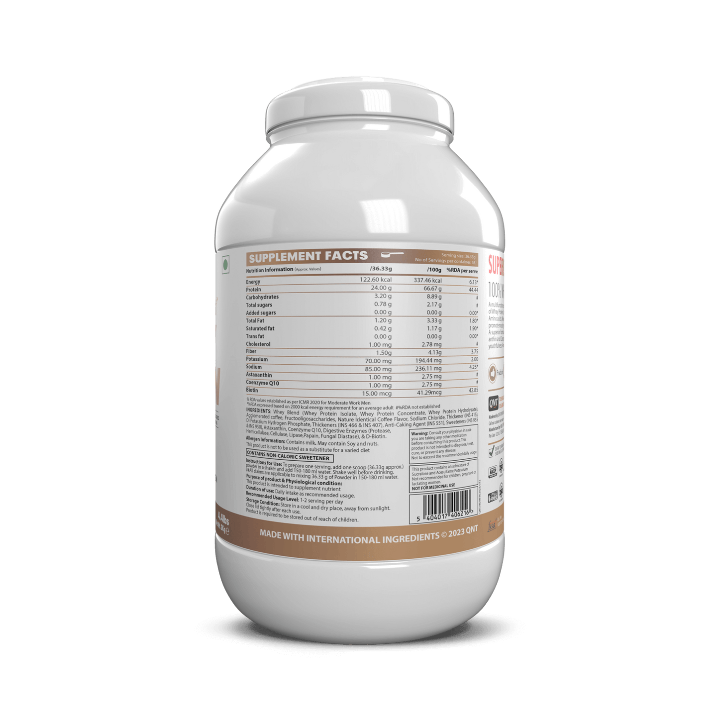QNT Light Digest Whey Protein With Skincare