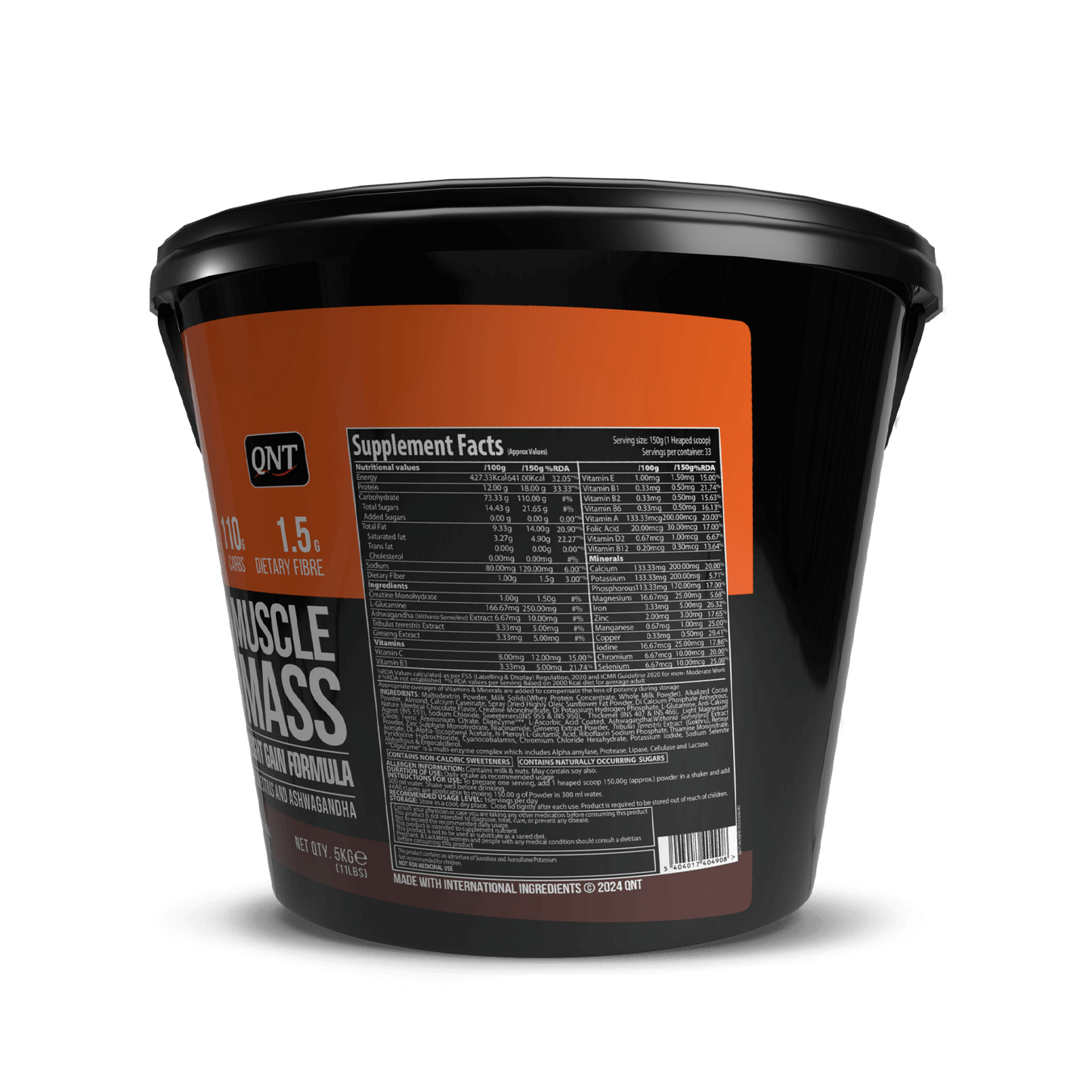 QNT Muscle Mass 3000 Weight Gainer