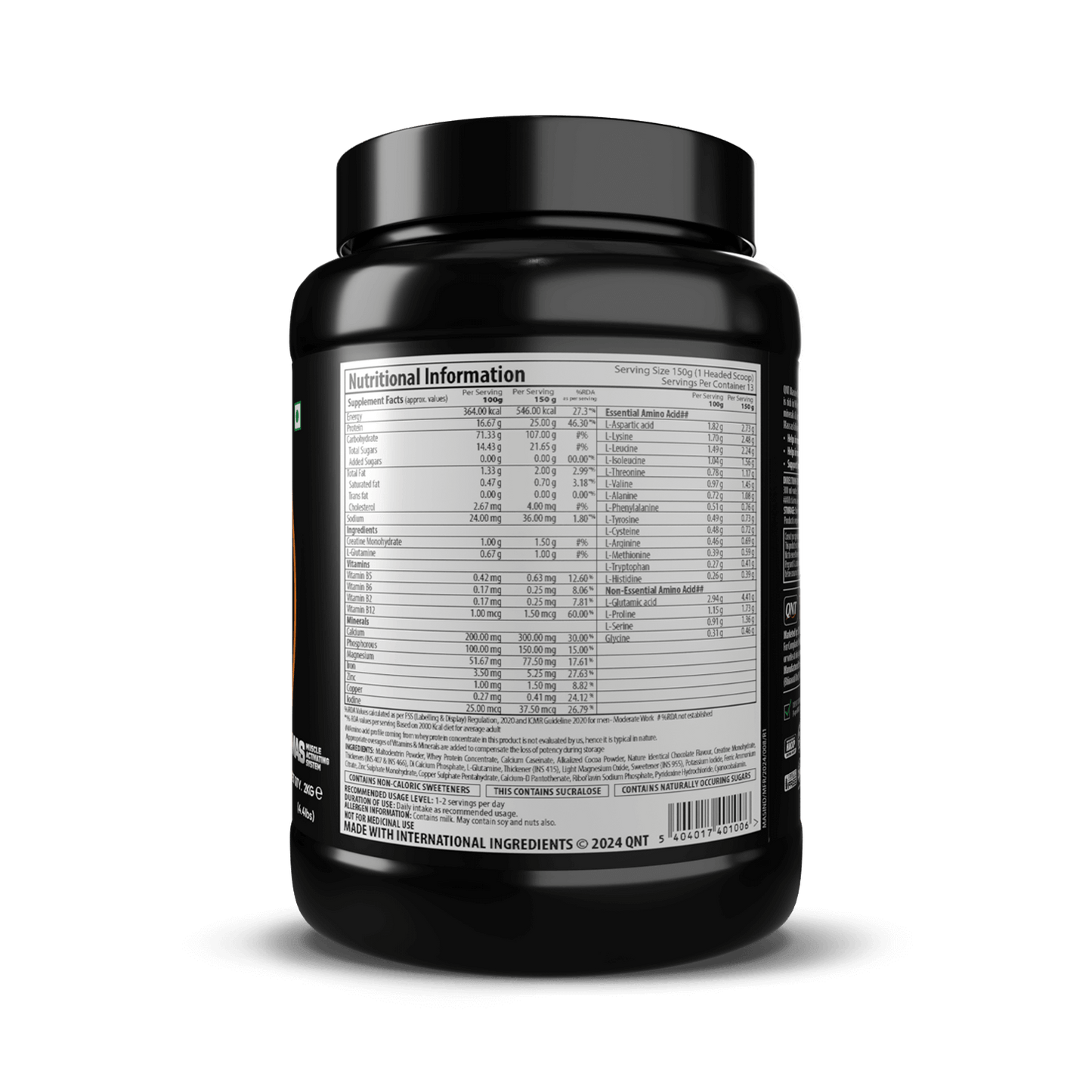QNT Massive Mass Muscle Mass Gainer