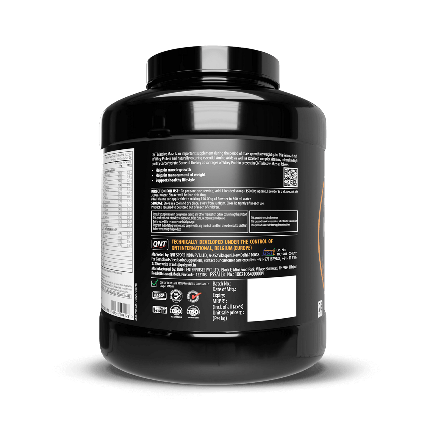 QNT Massive Mass Muscle Mass Gainer