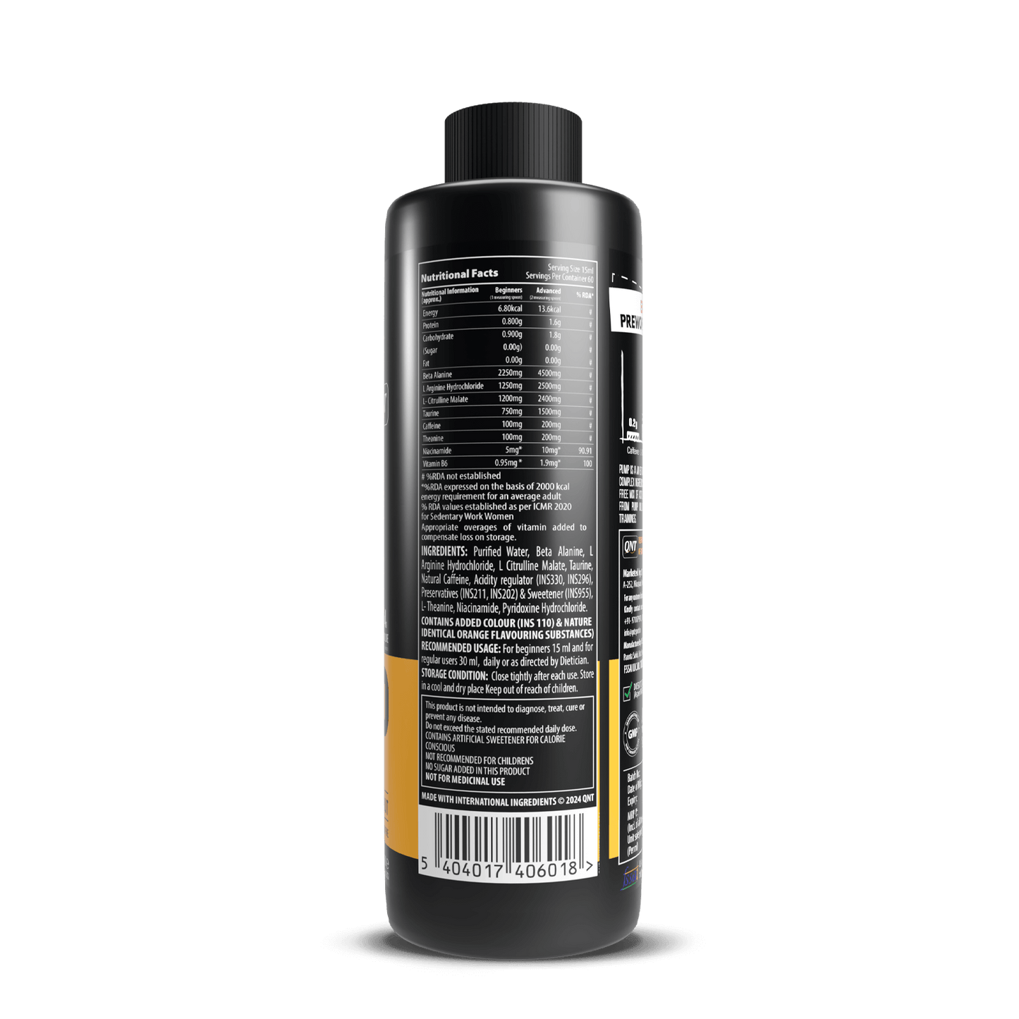 QNT Pump Liquid Pre- Workout