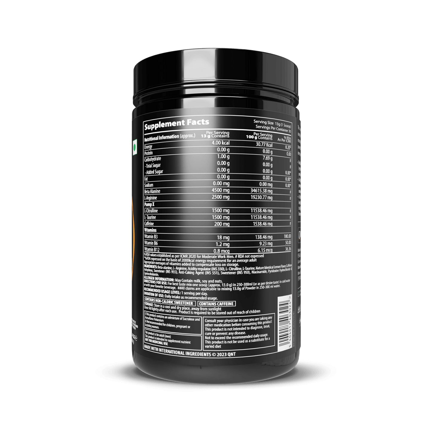 QNT Hydravol Pre- Workout Powder