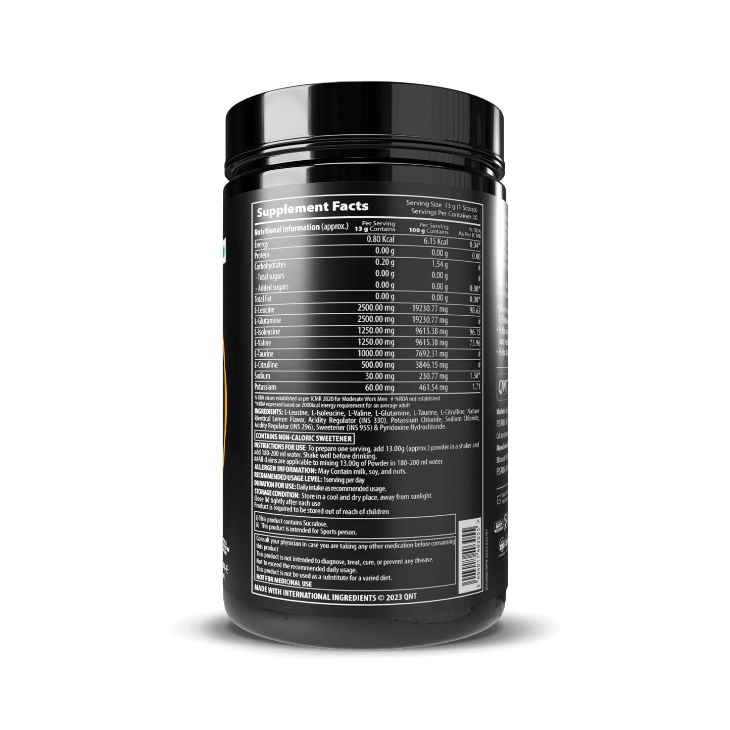 QNT Post Workout Amino Endurance BCAA Powder