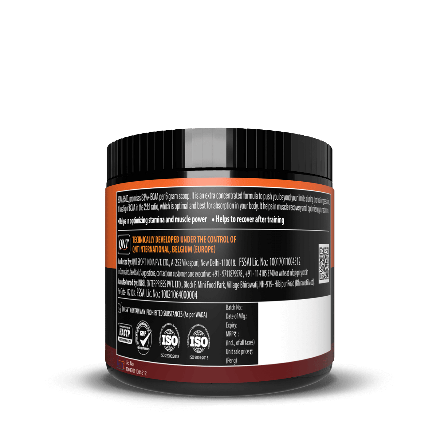QNT BCAA 8500 | Essential Amino Acids For Muscle Recovery