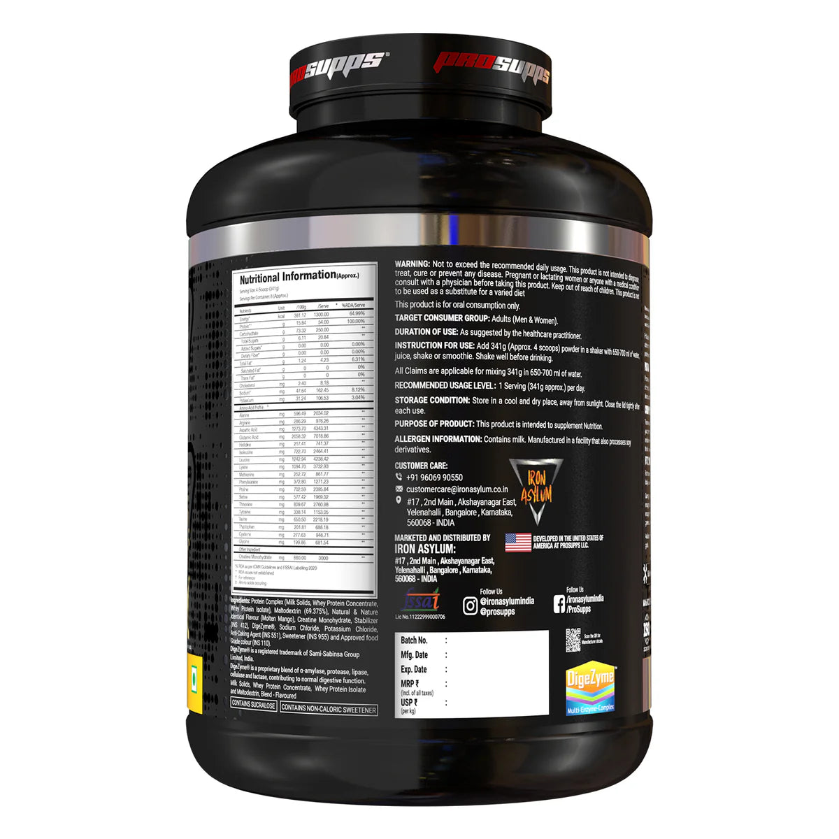 Pro Supps Incrediblebulk Molten Mango