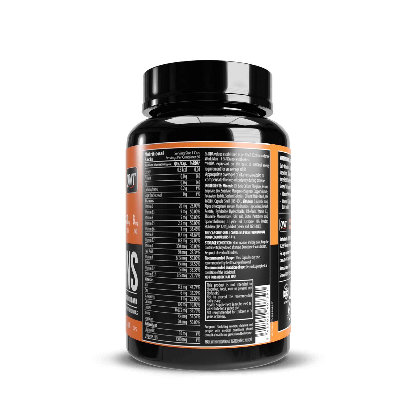 QNT Daily Vitamins | Complete Vitamins & Minerals Formula
