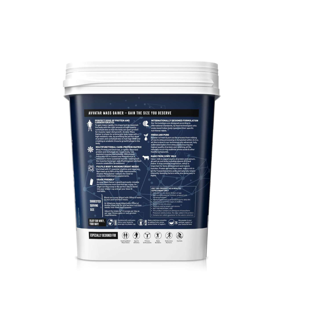 White supplement container with blue label on a white background