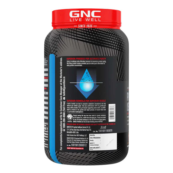 GNC Nutrition Pure Isolate | Low/Zero Carb | 2 Lbs | Chocolate Frosting – Pure Sure Supps