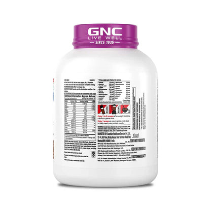 GNC supplement container with label on a white background