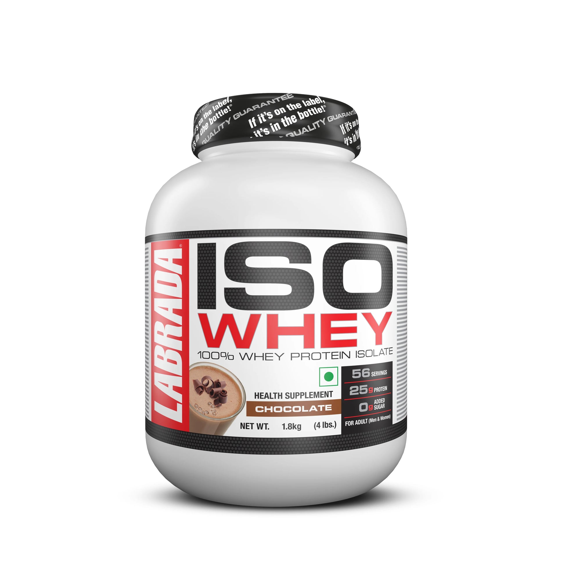Labrada ISO Whey protein supplement container on a white background