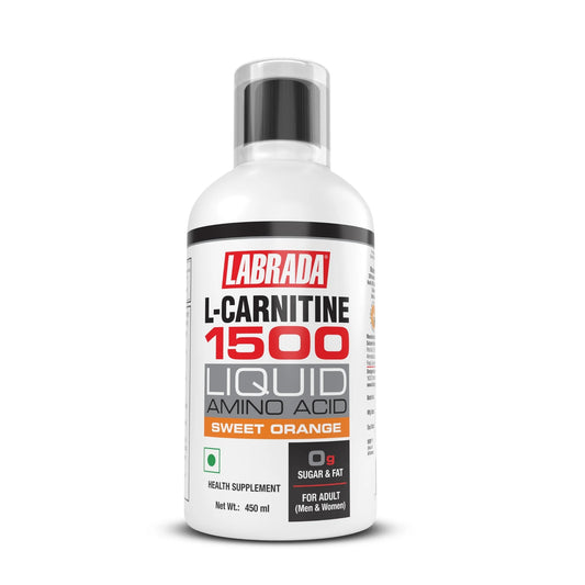 Labrada L-Carnitine 1500 Liquid supplement bottle on a white background