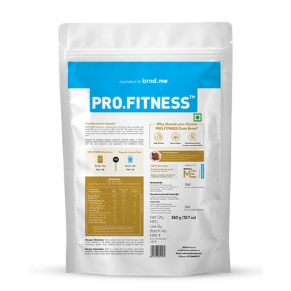 ProFitness supplement package with blue and white design on a white background