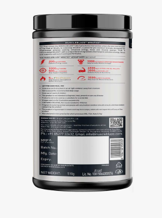 Back label of a supplement container with text and branding on a white background