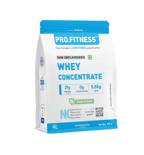 ProFitness whey concentrate package on a white background