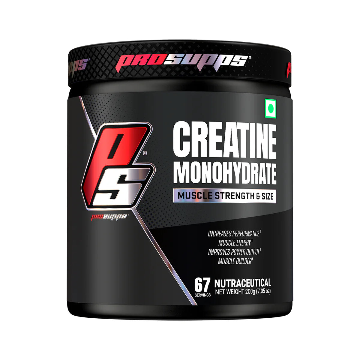 ProSupps Creatine Monohydrate supplement container on a white background