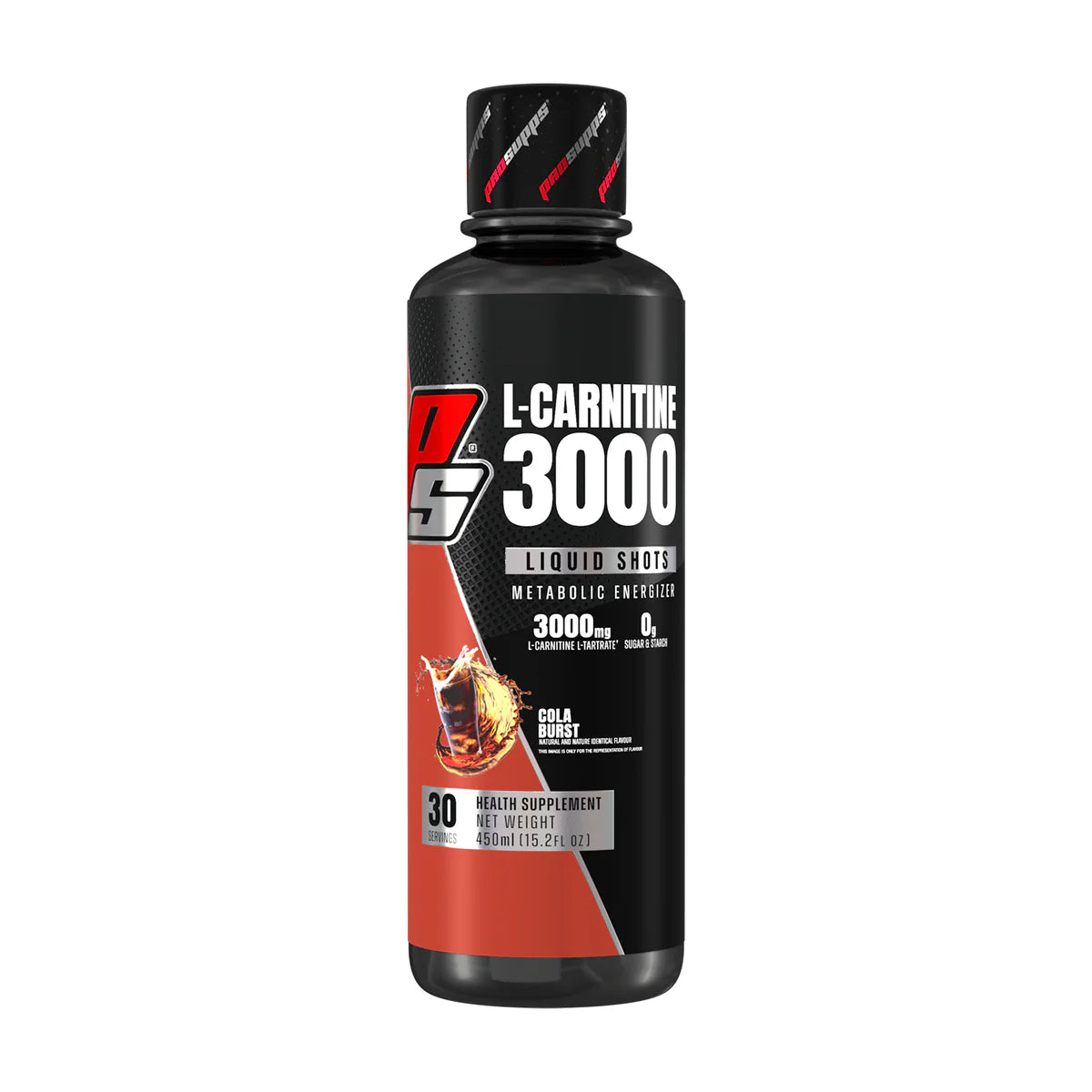 L-Carnitine 3000 supplement bottle on a white background