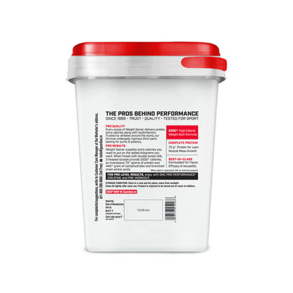 White container with red lid on a white background