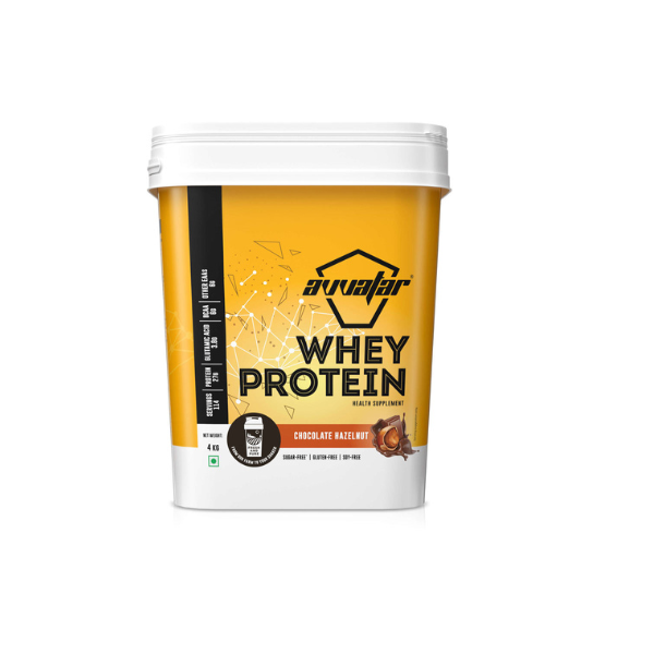 Avvatar Whey Protein 1kg – Delicious Malai Kulfi Flavor | 100% Vegetarian Protein